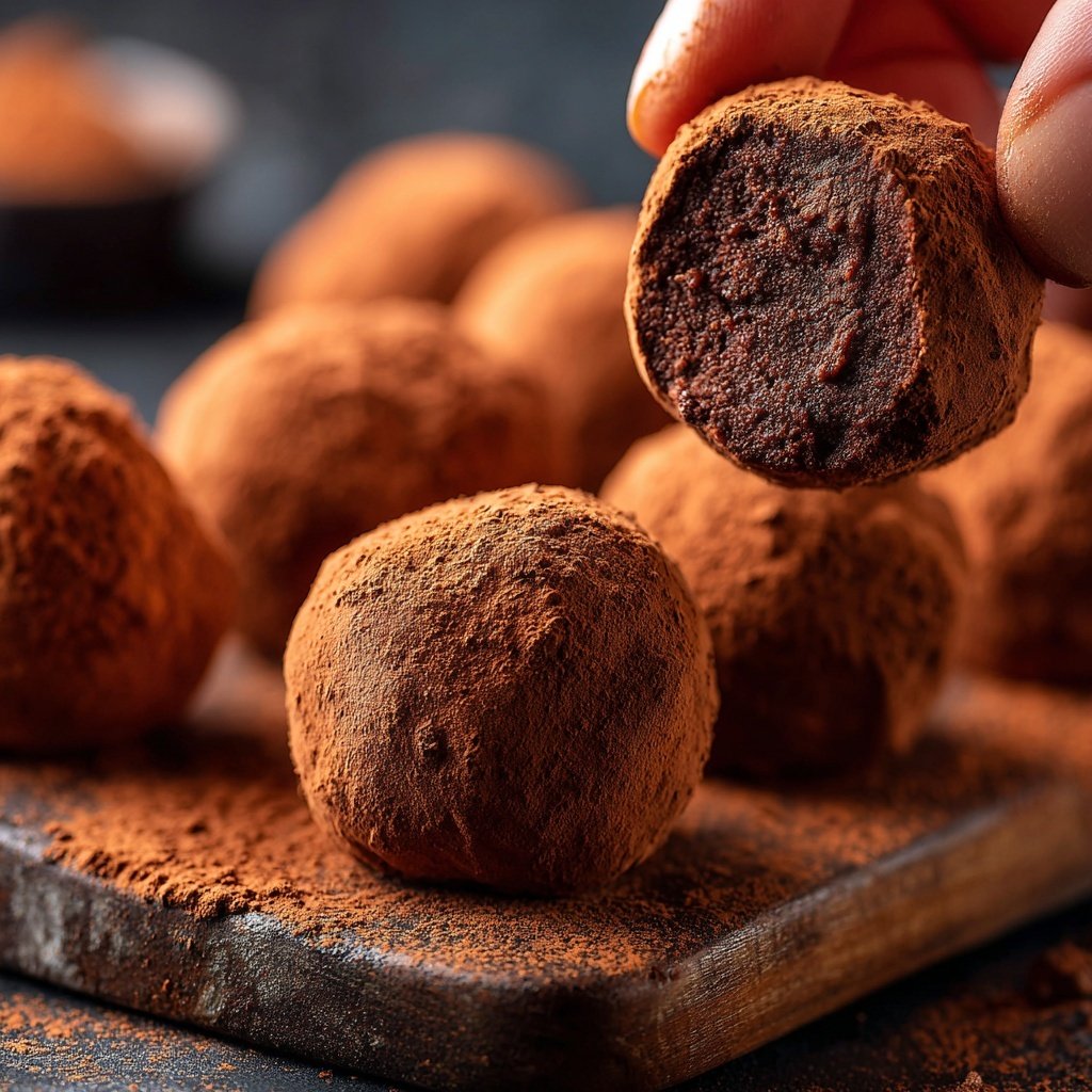 Chocolate Almond Truffles