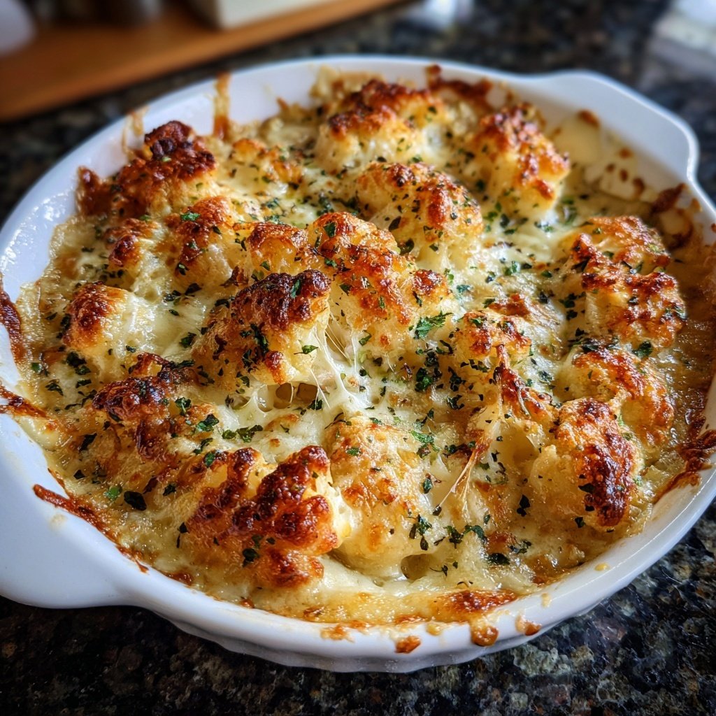 Sunday Roasted Cauliflower Gratin