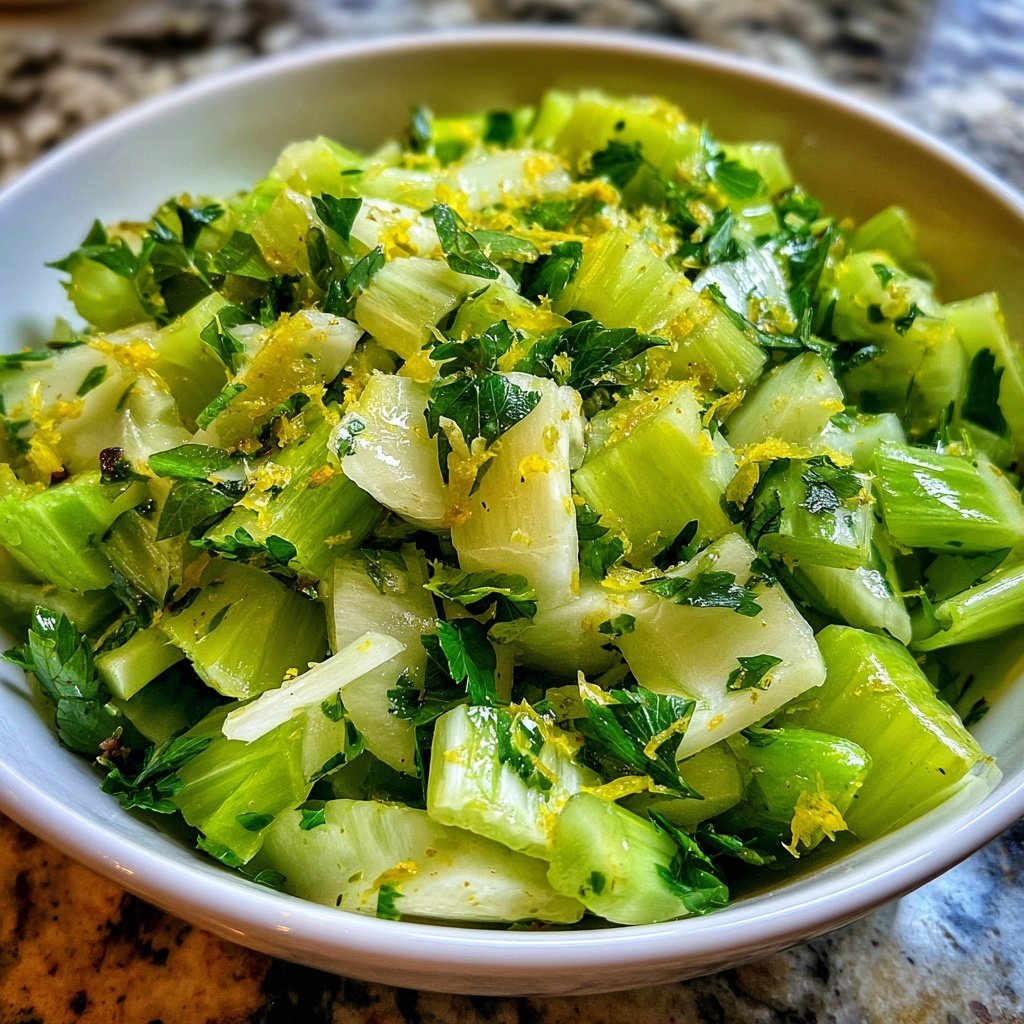 Celery Salad With Lemon Zest
