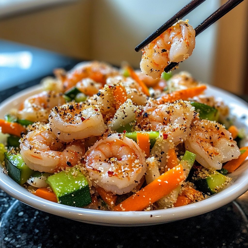 High Protein Shrimp Bowls