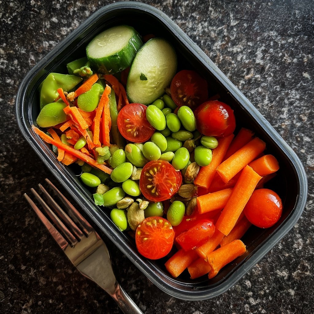 Healthy Lunch Veggie Bento Box