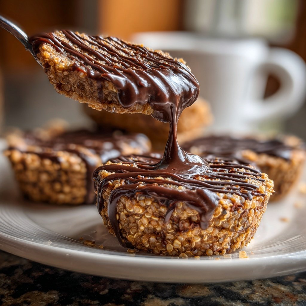 Homemade Peanut Butter Cups with Crunchy Quinoa