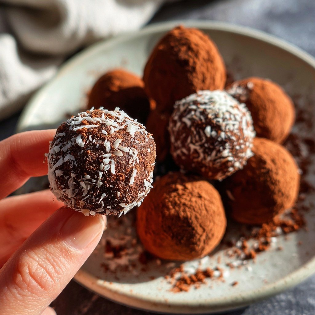 Chocolate Coconut Truffles