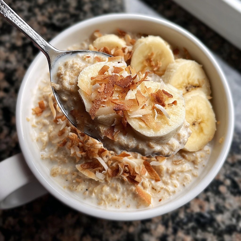 Coconut Vanilla Breakfast Oats
