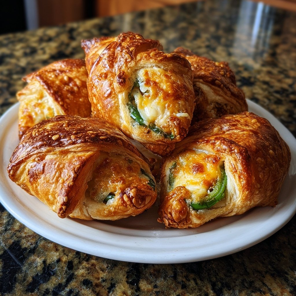 Jalapeno Poppers Wrapped in Pastry