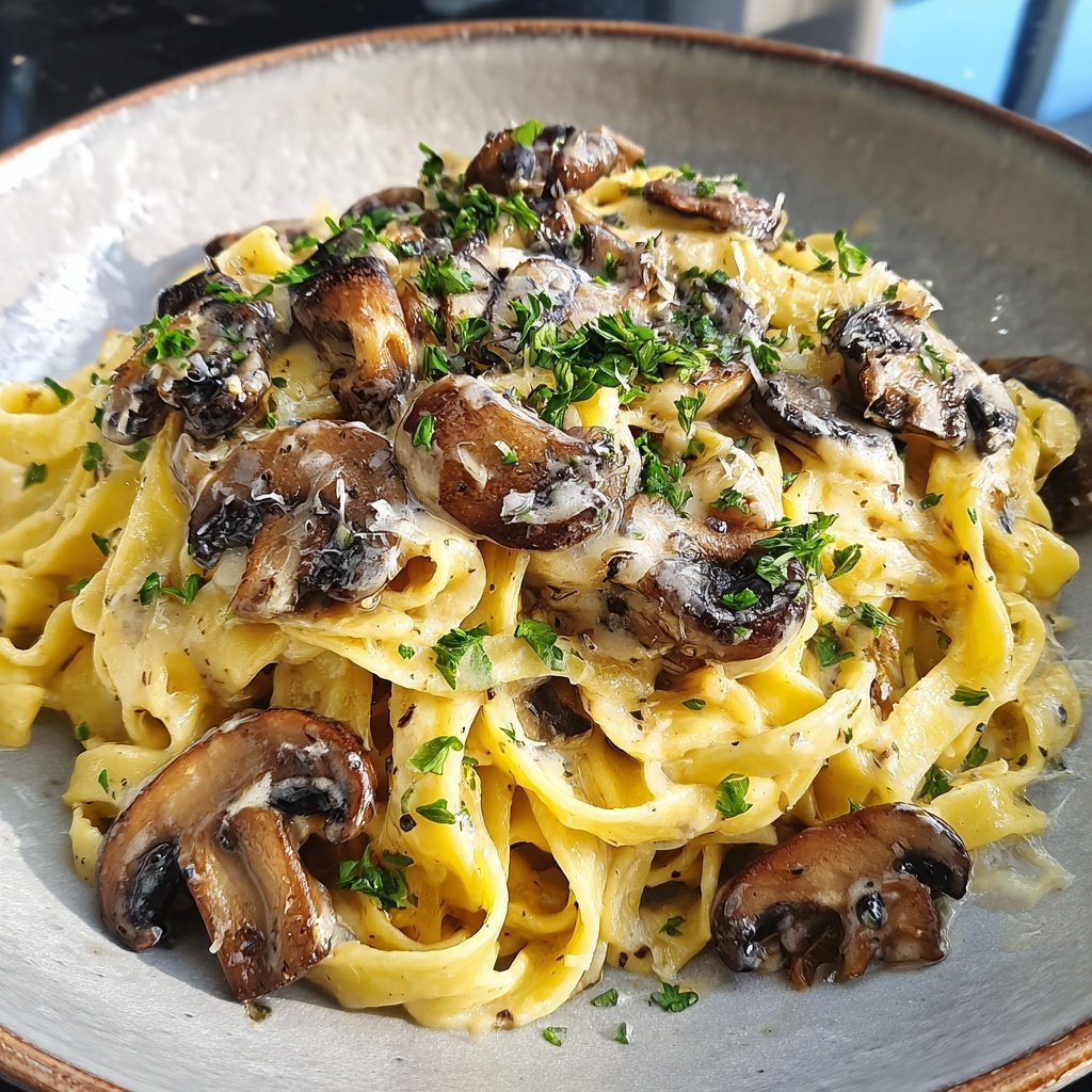 Romantic Mushroom Tagliatelle